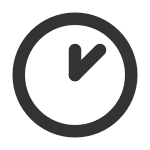 Clock 6 SVG Icon